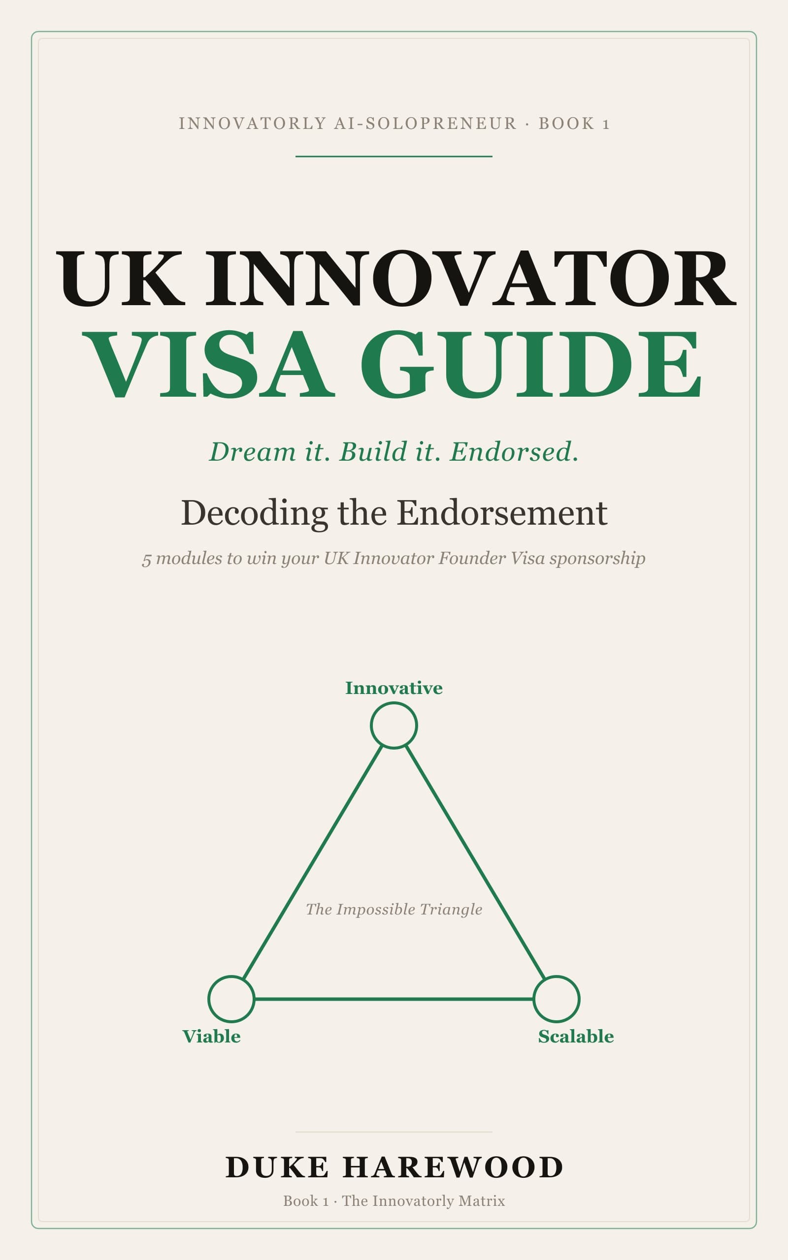 UK Innovator Visa Guide — Duke Harewood